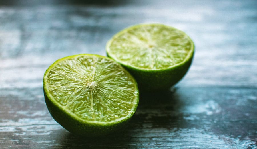 sliced key lime